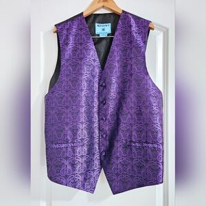 EPoint Purple Paisley Waistcoat